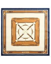 Ralph Lauren - Foulard En Soie À Imprimé Équestre - Lyst