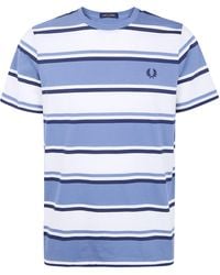 Fred Perry - Bold Striped T-Shirt - Lyst