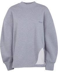 The Attico - Round Neck Sweatshirt - Lyst