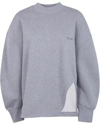 The Attico - Round Neck Sweatshirt - Lyst