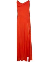 Blumarine - Georgette Long Dress - Lyst