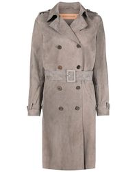 Giorgio Brato - Double Breasted Trench Coat - Lyst