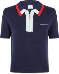 CASABLANCA - Top Long Sleeve "Merino Polo" - Lyst