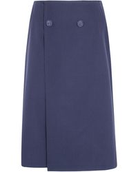 MM6 by Maison Margiela - Skirt Flared Midi - Lyst