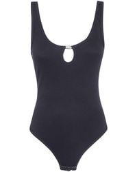 DIESEL - Maura Oval-D Rhinestone-Embellished Bodysuit - Lyst