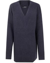 Y's Yohji Yamamoto - Big V-Neck Cardigan - Lyst