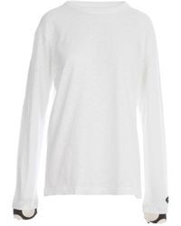Y's Yohji Yamamoto - Uneven Yarn X Pe Polka Pig L/S T-Shirt - Lyst