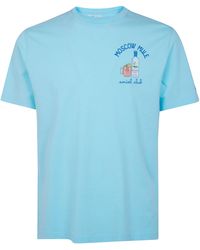 MC2 Saint Barth - T-Shirt Light Embroidered "Portofino Social Mosco - Lyst