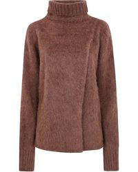 Uma Wang - Top High Neck "Uw240 Mustard" - Lyst