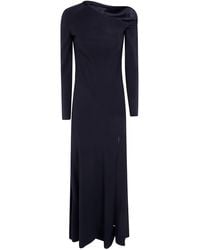 Alberta Ferretti - Dress Long Sleeves "Enver Satin" - Lyst