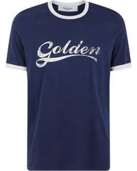 Golden Goose - T-Shirt Slim Fit "Journey M's" - Lyst