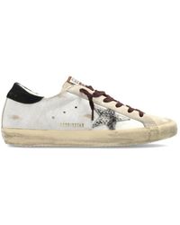 Golden Goose - Super Star Leather Sneakers - Lyst