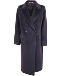 Tagliatore - Double-Breasted Long Coat "Linden" - Lyst
