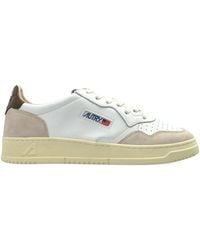Autry - "Medalist Low Leather Suede Sneakers - Lyst