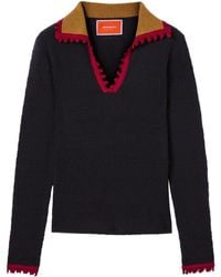 La DoubleJ - "Picket Polo" Polo Neck Sweater - Lyst