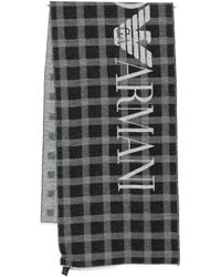 Emporio Armani - Tartan Scarf - Lyst