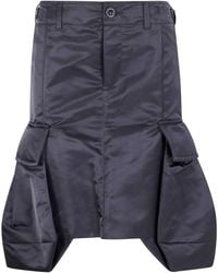 Sacai - Nylon Twill Skirt - Lyst