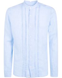 Tintoria Mattei 954 - Pleated Linen Shirt - Lyst