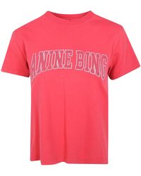 Anine Bing - T-Shirt "Shelley" Tee - Lyst