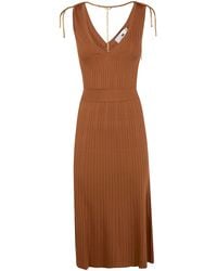 Elisabetta Franchi - Midi Knit Dress - Lyst