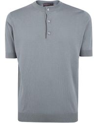 FILIPPO DE LAURENTIIS - "Serafino" Short Sleeves Sweater - Lyst