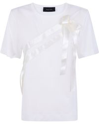 Simone Rocha - "Bow Sash" Easy T-Shirt - Lyst