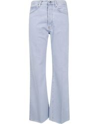 FRAME - 'The Lax' High Rise Wide Leg Flare Jeans - Lyst