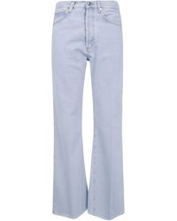 FRAME - 'The Lax' High Rise Wide Leg Flare Jeans - Lyst