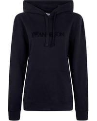 JW Anderson - Logo Embroidery Hoodie - Lyst