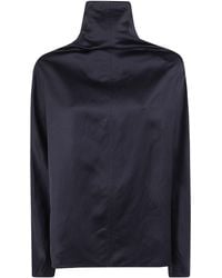 TOTEME - Cowl Neck Blouse - Lyst