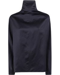 TOTEME - Cowl Neck Blouse - Lyst