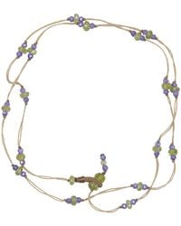 Sharing - Loopy Duo Peridot Bracelet - Lyst