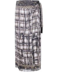 Pierre Louis Mascia - Skirt Silk "Aloes" - Lyst