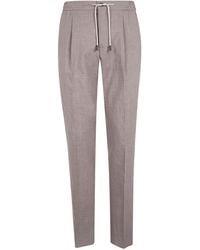 Incotex - Elastic Coulisse Waist Chino Trousers - Lyst