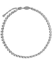 DSquared² - Logo-plaque Pearl Necklace - Lyst