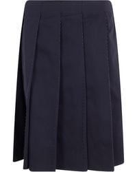 TOTEME - Beaded Pleat Skirt - Lyst