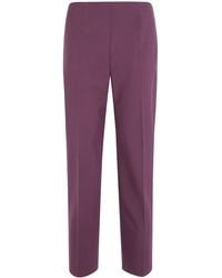 Alberta Ferretti - Trousers Wool Blend "Tropical Wool" - Lyst