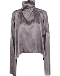Rick Owens - "Jumbo Tabard Cropped" Top - Lyst