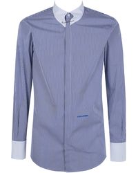 DSquared² - "Easy" Camicia Slim Con Colletto A Spillo - Lyst