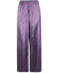Dries Van Noten - "Puvis Bis Long 2256" Stripe Printed Trousers - Lyst
