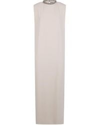 Elisabetta Franchi - Jewelled Sleeveless Maxi Dress - Lyst