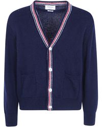 Thom Browne - Sweater V Neck "Hector" - Lyst