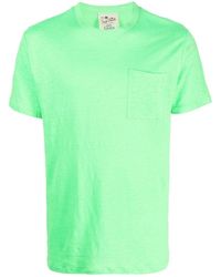 Mc2 Saint Barth - Patch-pocket Linen T-shirt - Lyst