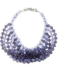 Emporio Armani - Transparent Twist Necklace - Lyst