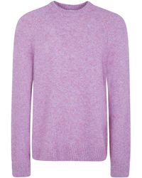 Les Deux - Sweater Round Neck "Soft Round Neck Knit Sweater" - Lyst