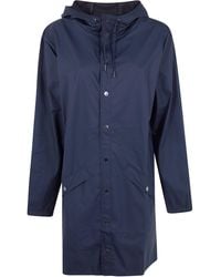 Rains - "W3" Long Jacket - Lyst