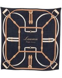Ralph Lauren - Equestrian-Print Scarf - Lyst