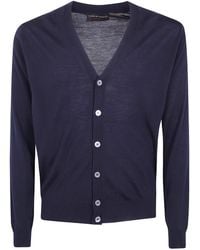 FILIPPO DE LAURENTIIS - Sweater V-Neck "V Neck Cardigan Sweater" - Lyst