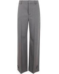 Jean Paul Gaultier - Tailoring Trouser With Hem Buttoning Detail - Lyst