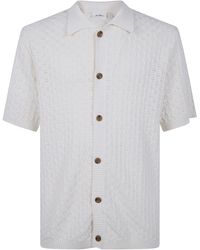 Les Deux - "Gespertus" Short Sleeves Knitted Shirt - Lyst